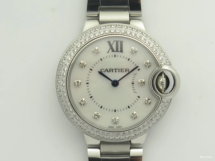 MiroTime 0424 Stretchable DayDate 40mm BP-Maker 228206 SS Green Roman Dial (Fluted Bezel) On SS Bracelet ETA 3904